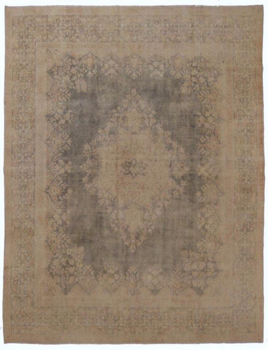 Distressed Persian Rug